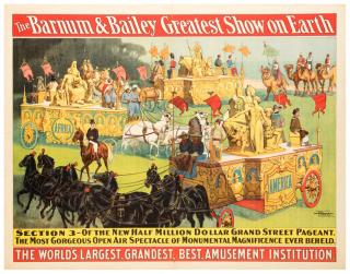 Appraisal: Barnum and Bailey Greatest Show on Earth Parade Section The