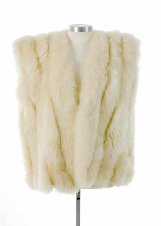 Appraisal: Two fur vests alpaca fur vest by Neilam medium size