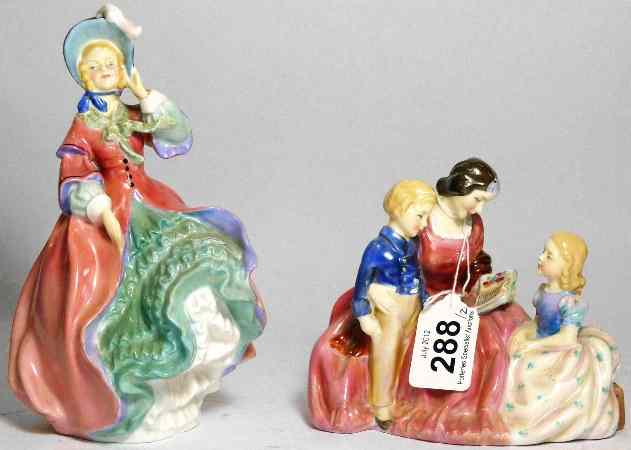 Appraisal: Royal Doulton Figures Bedtime Story HN small crack to base