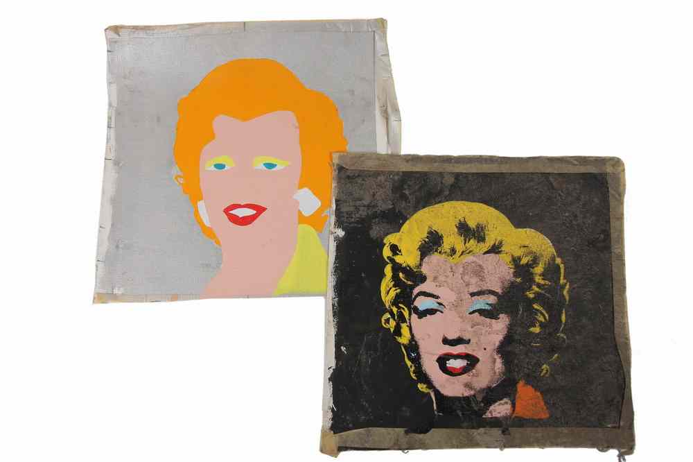 Appraisal: OOC W SILKSCREEN - Marilyn Monroe by Louis Waldon one