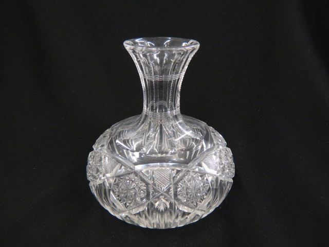 Appraisal: Cut Glass Carafe brilliant period heavy cutwork excellent