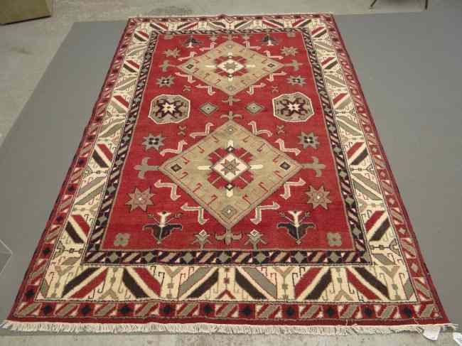 Appraisal: Oriental rug Kazak ' '' x ' ''