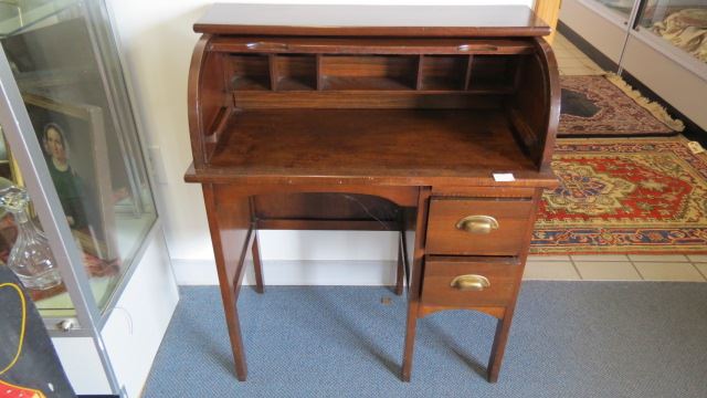 Appraisal: Child's Roll Top Desk tall wide