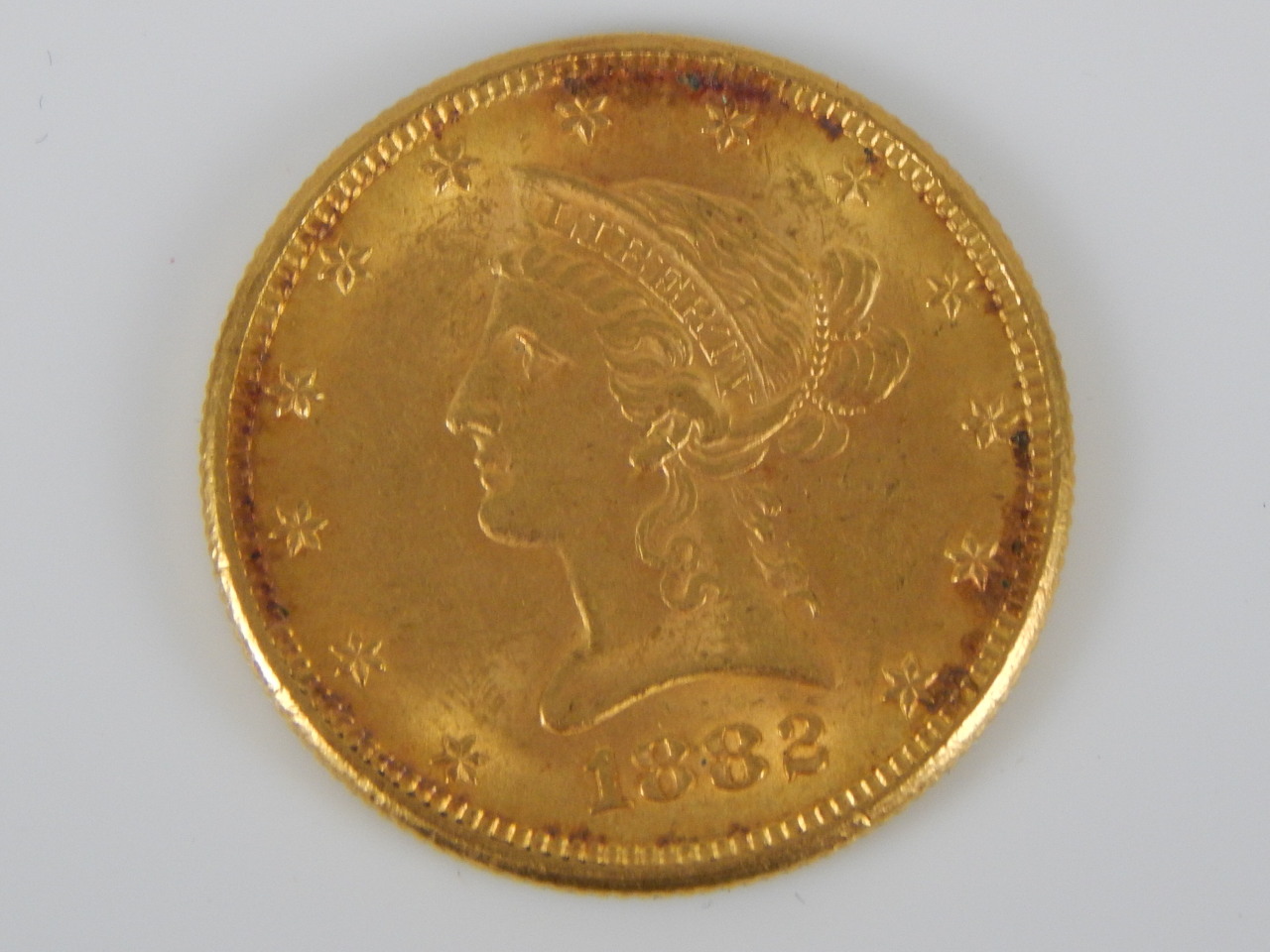 Appraisal: A USA gold ten dollar coin dated