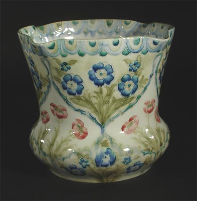 Appraisal: A James Macintyre jardiniere designed by William Moorcroft painted with