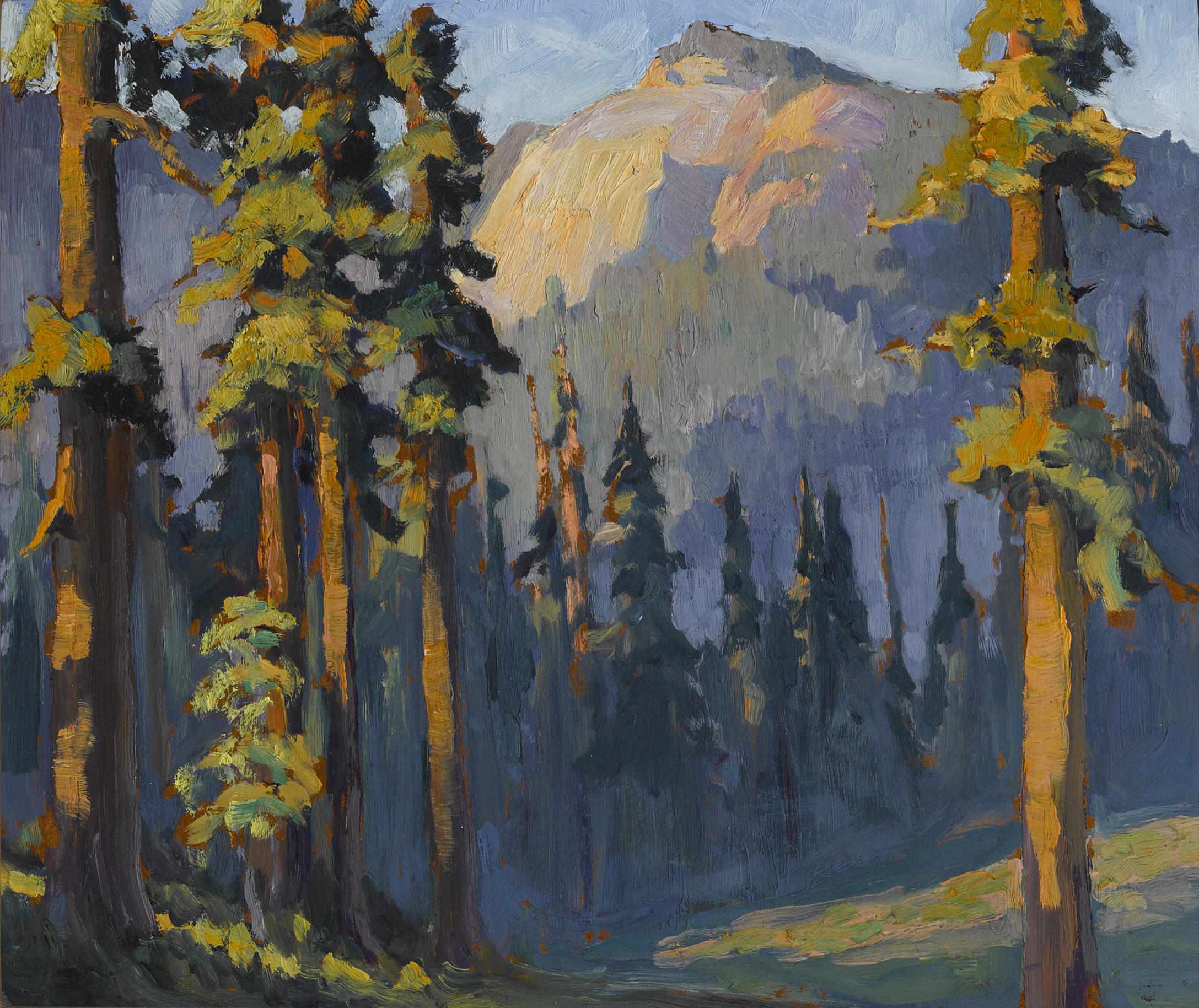 Appraisal: Maurice Logan American - Sierra mountains signed 'Maurice Logan' on