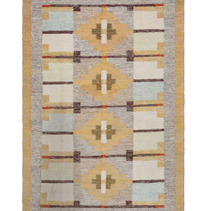 Appraisal: A Scandinavian Flat Weave Rug th Century x inches Property