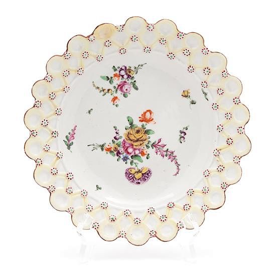 Appraisal: A Chelsea Porcelain Plate Diameter inches A Chelsea Porcelain Plate