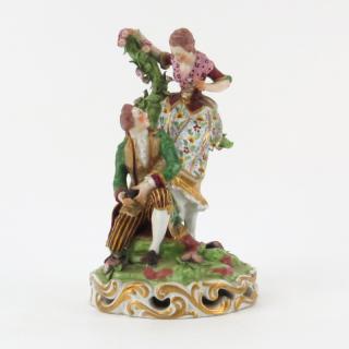 Appraisal: th Century English Derby Victorian Porcelain Group th Century English