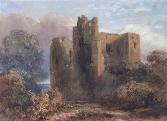 Appraisal: DAVID COX British - 'Kenilworth Castle' titled verso watercolour x