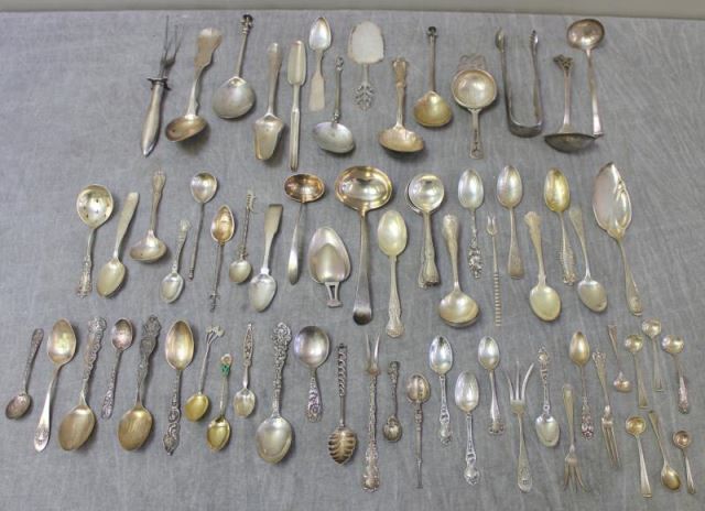 Appraisal: STERLING Large Miscellaneous Grouping of FlatwareIncludes a large grouping of