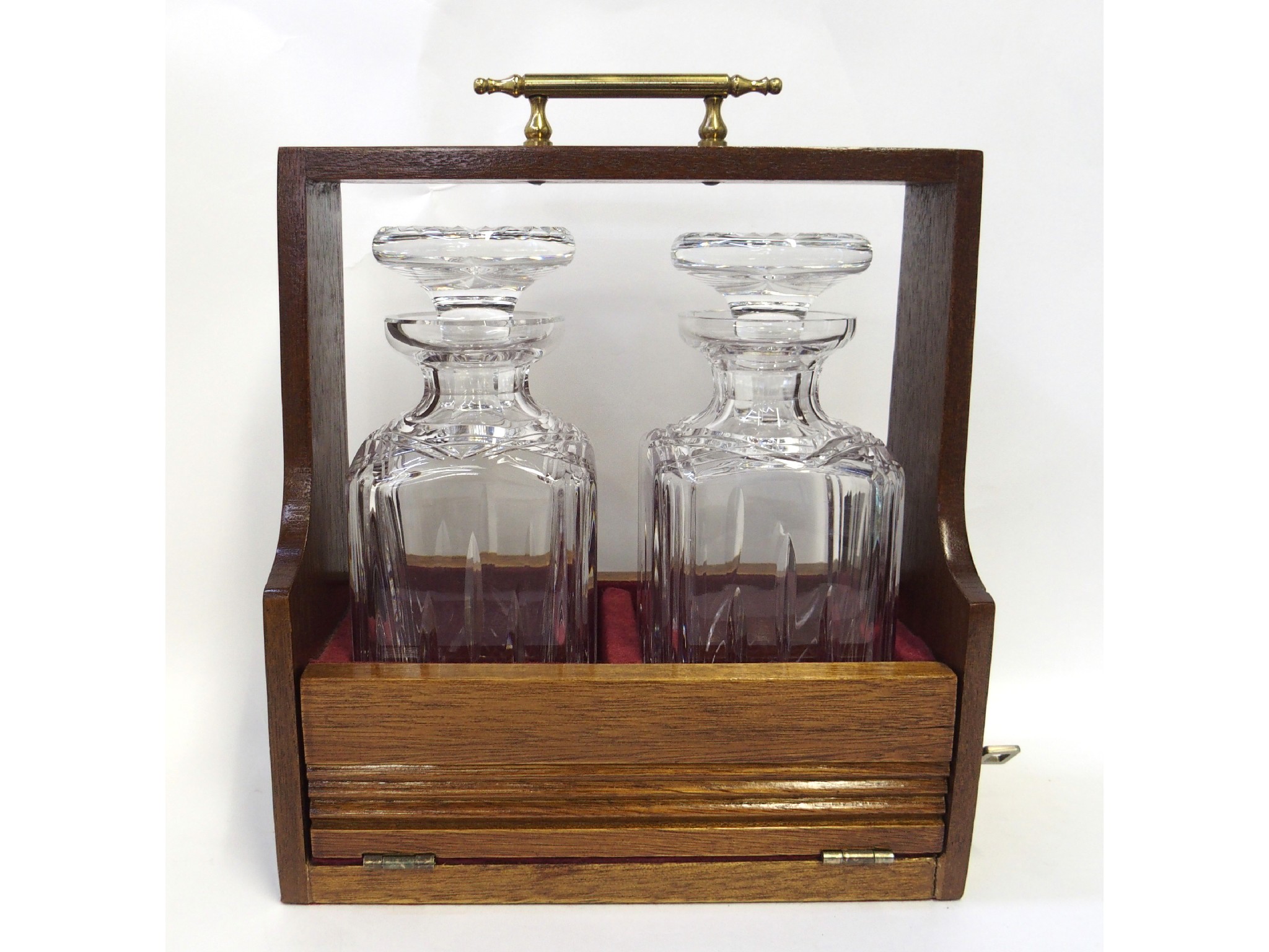 Appraisal: Two decanter tantalus