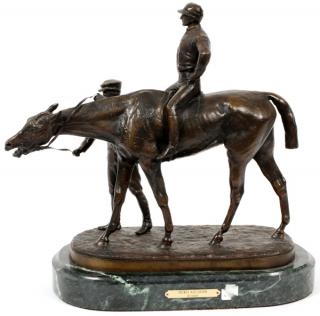 Appraisal: J WILLIS GOODE SIGNED BRONZE SCULPTURE J WILLIS GOODE BRITISH