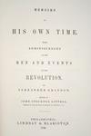 Appraisal: SCARCE REVOLUTIONARY WAR AUTOBIO - Graydon Alexander 'Memoirs of His