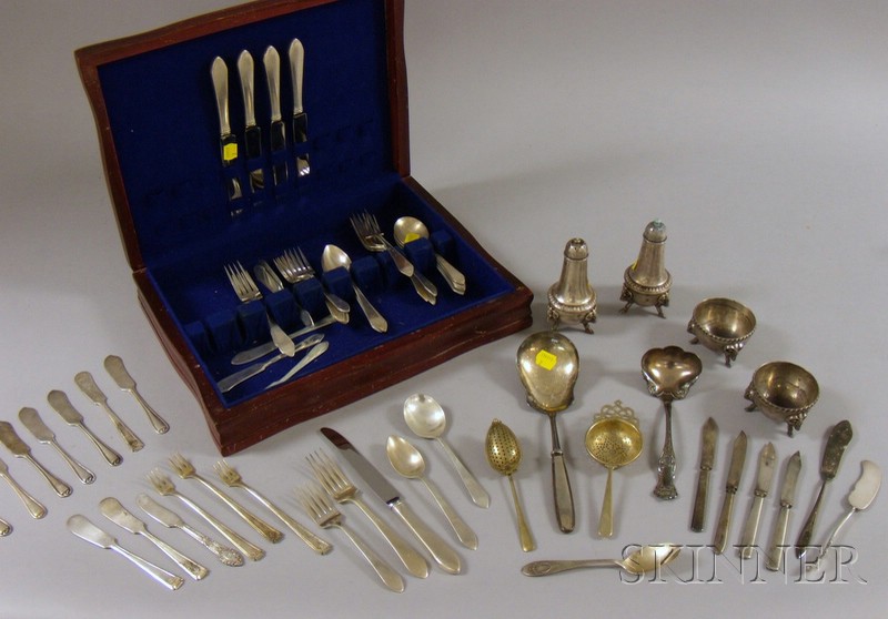 Appraisal: Partial Wallace Sterling Silver Flatware Set for Six and Other