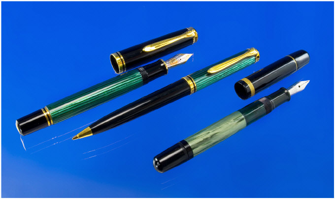 Appraisal: Pelikan Set Pen with ct fine nib mint and pencil