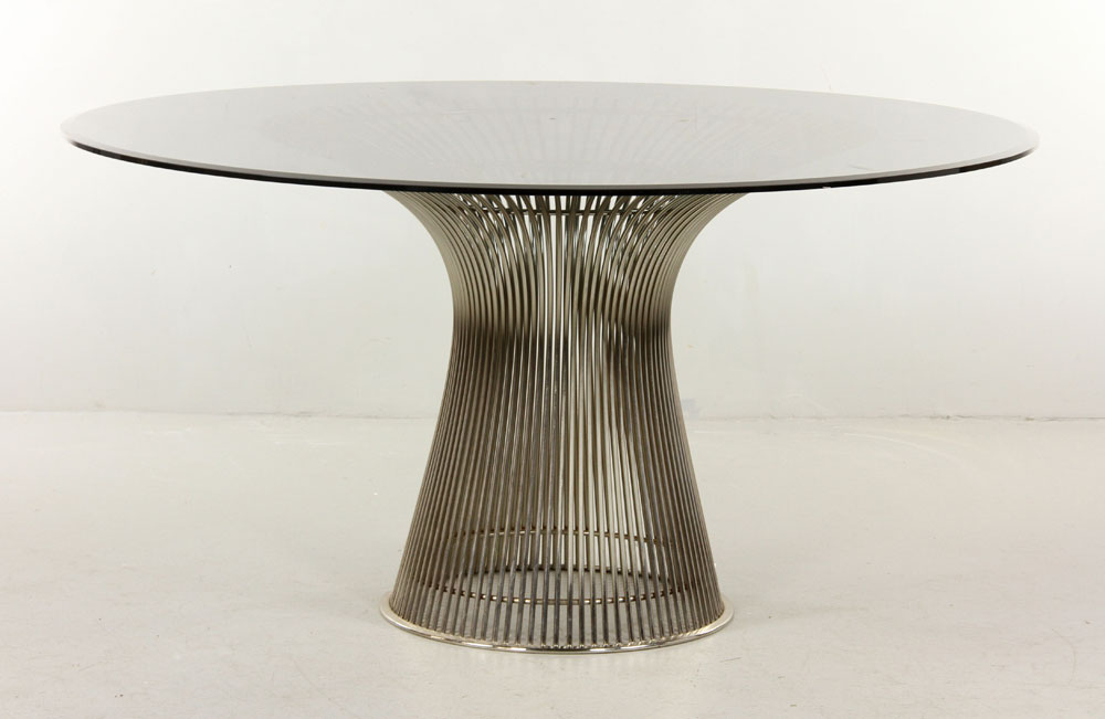 Appraisal: - Platner style Table by Glas Warren Platner style table