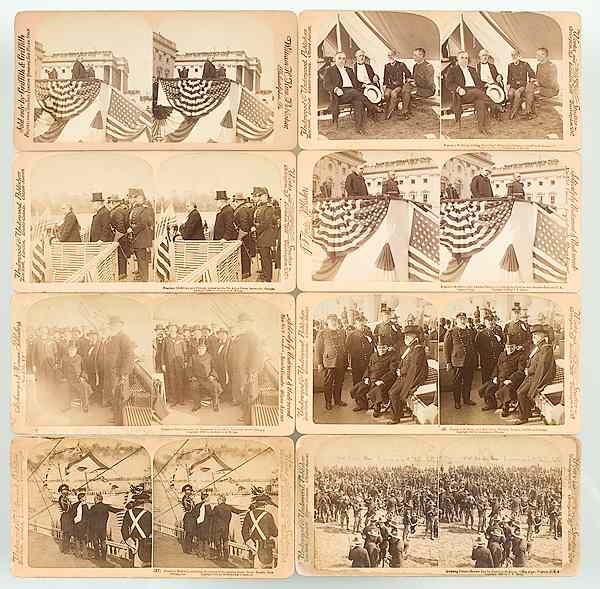 Appraisal: Stereoviews-Pres McKinley Stereoviews of McKinley and Spanish-American War Soldiers Lot