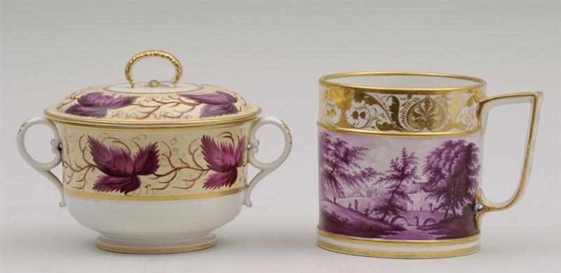 Appraisal: BARR FLIGHT AND BARR TWO-HANDLED CUP AND COVER AND A