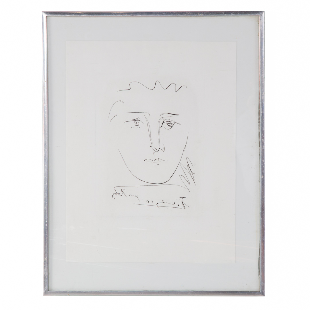 Appraisal: Pablo Picasso Pour Robie etching Spanish - Signed Picasso in