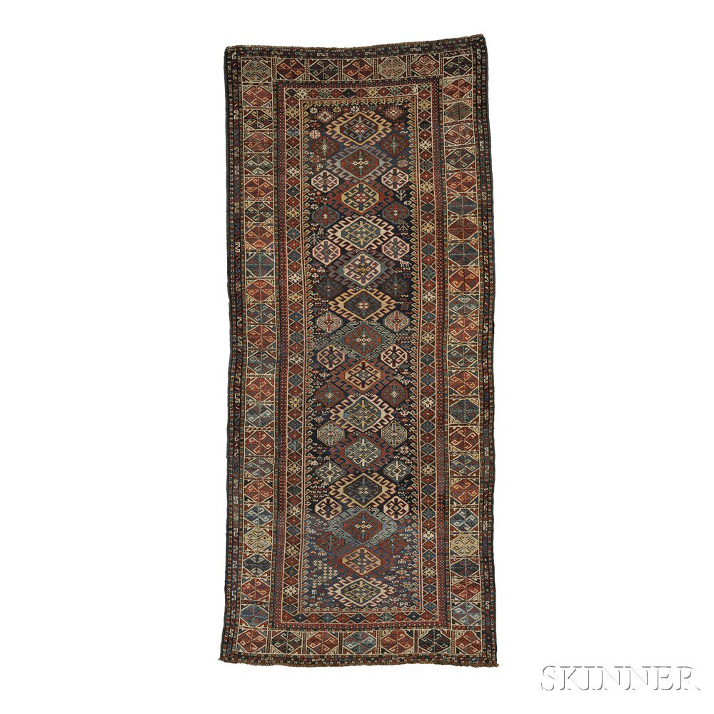 Appraisal: Kuba Rug Northeast Caucasus late th century the abrashed navy