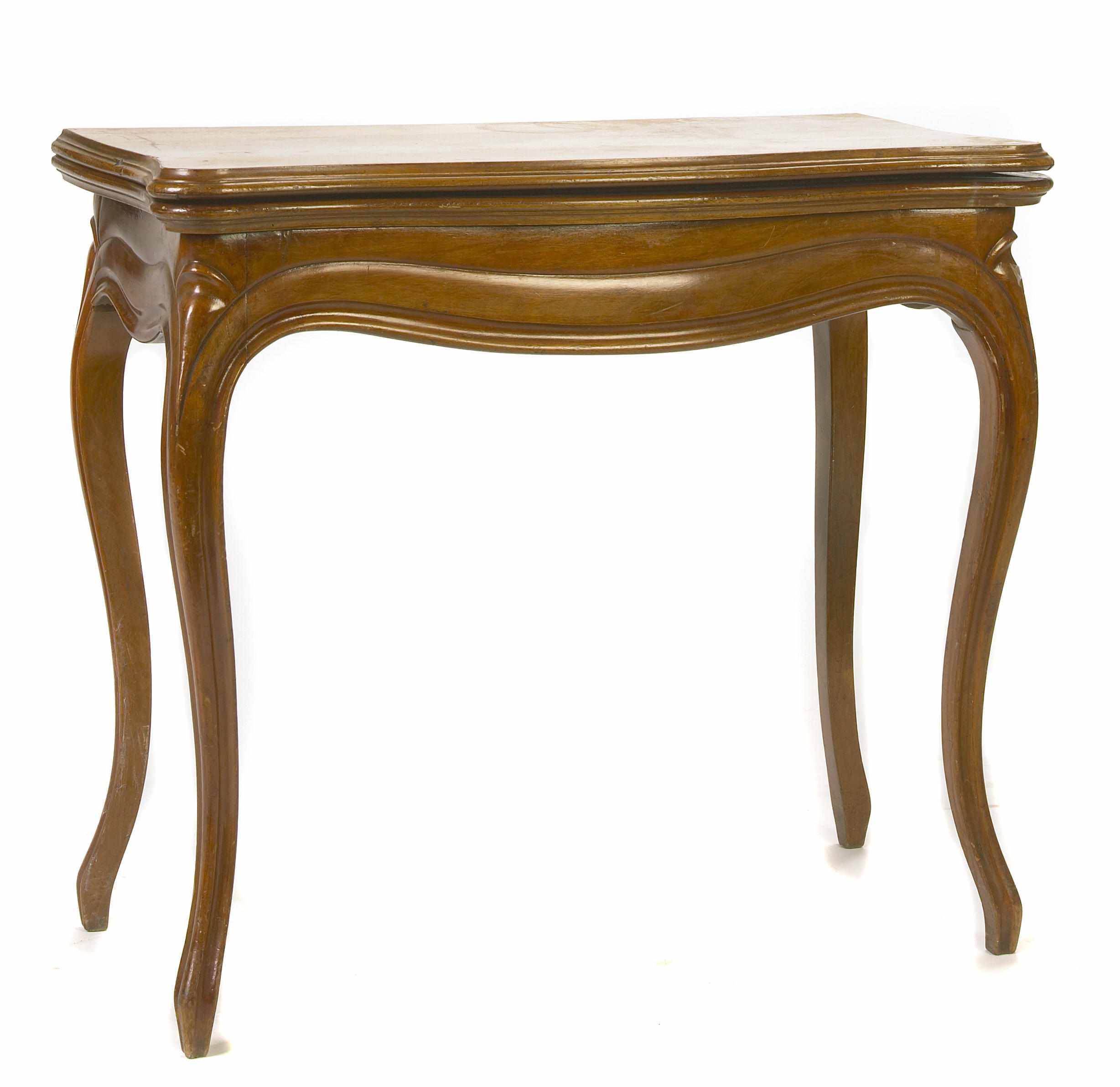 Appraisal: Property of various owners An English mahogany console table height