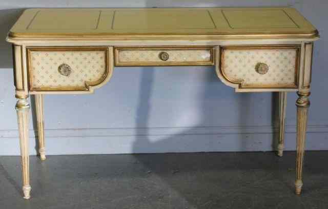 Appraisal: Paint Decorated Desk From a Mt Vernon NY estate Dimensions