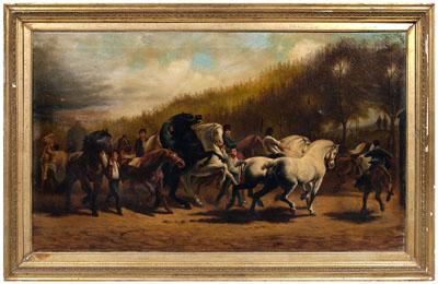 Appraisal: Painting after Rosa Bonheur copy of quot The Horse Fair