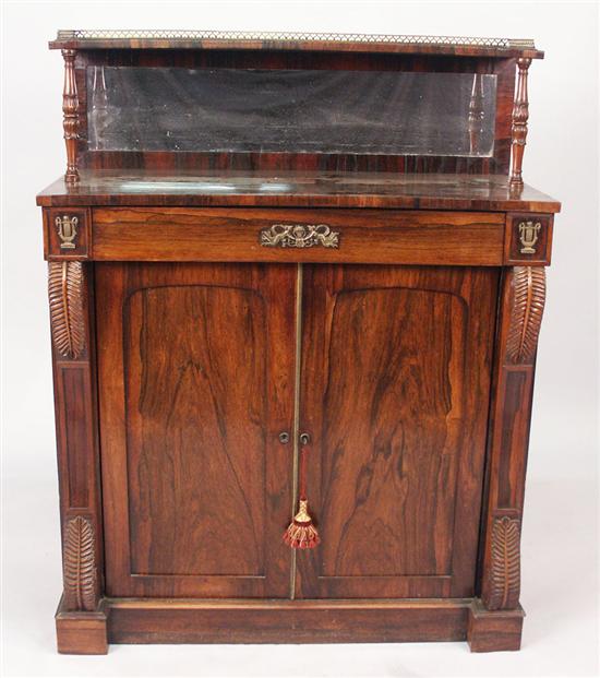 Appraisal: AMERICAN CHIPPENDALE MAHOGANY LINEN PRESS late th century height inches