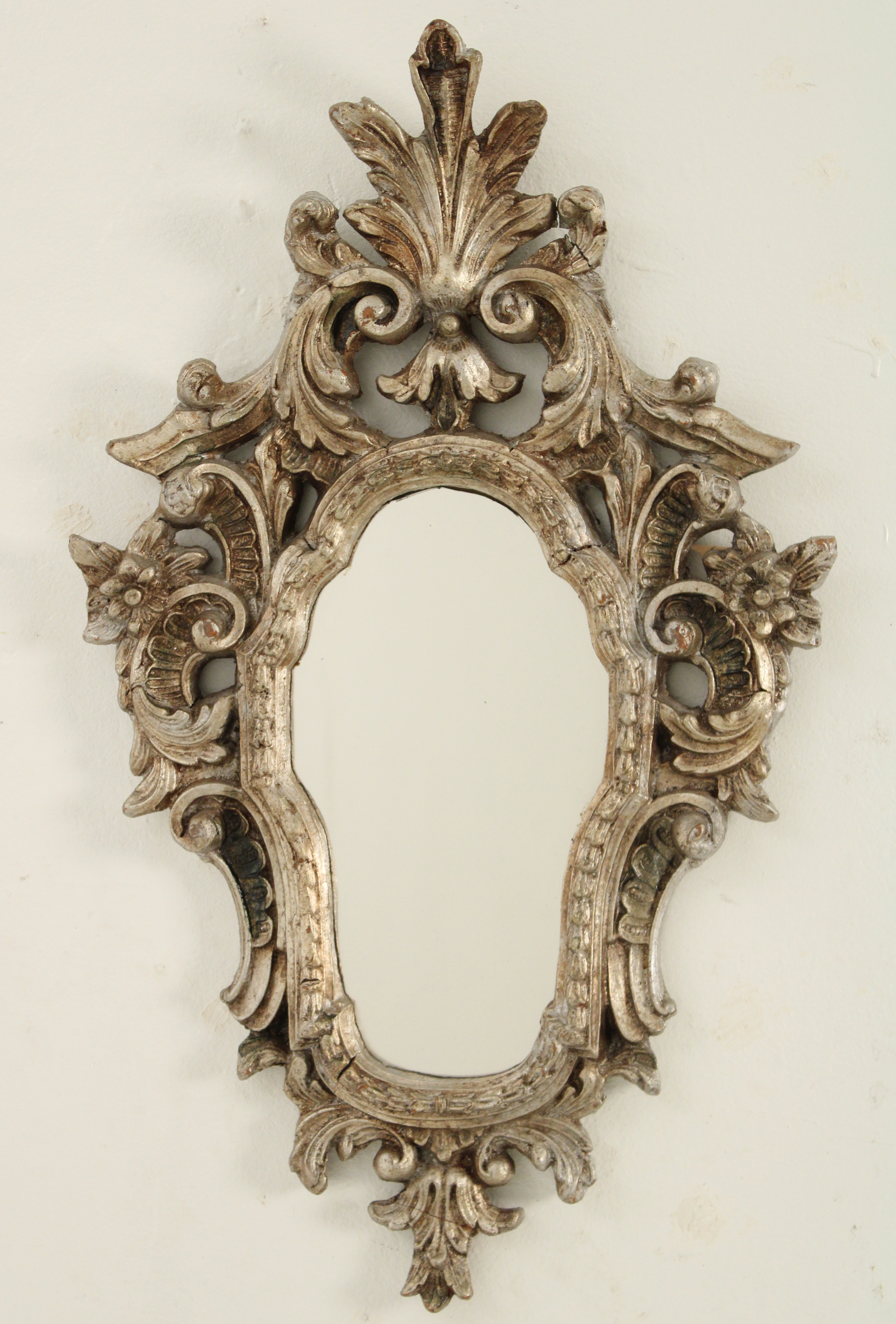 Appraisal: FRENCH LOUIS XV STYLE MIRROR French Louis XV style mirror