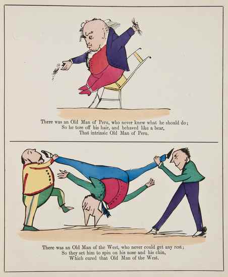 Appraisal: Lear Edward Lear's Book of Nonsense colour illustrations occasional spotting