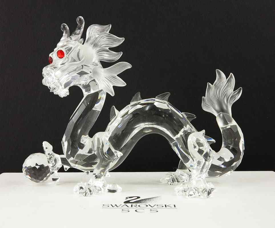 Appraisal: SWAROVSKI CRYSTAL FABULOUS CREATURES THE DRAGON SCS Annual Edition D