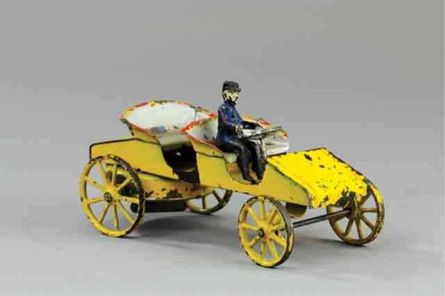 Appraisal: WILKENS OPEN AUTOMOBILE C pressed steel painted in yellow red