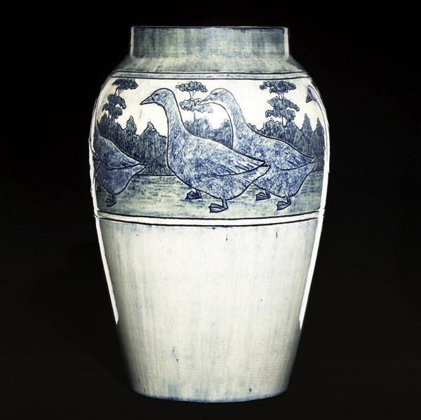 Appraisal: NEWCOMB COLLEGE Important tall and early vase decorated by Marie