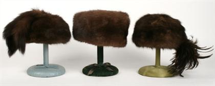 Appraisal: Two Bergdorf Goodman sable hats s One with four dangling