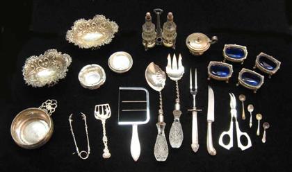 Appraisal: Thirty-nine piece assorted sterling silver flat and holloware Total Wt