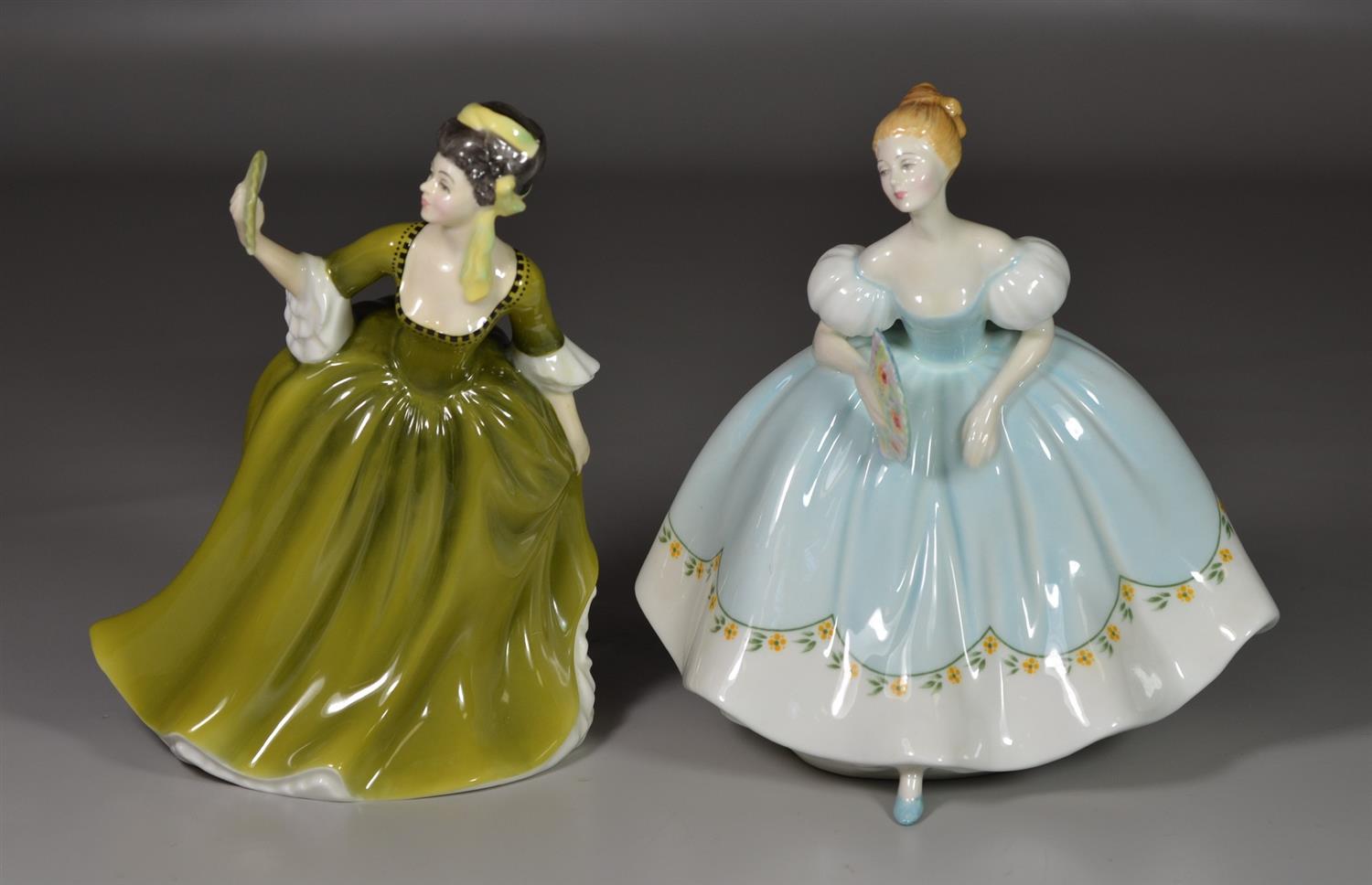 Appraisal: Royal Doulton bone china figurines Simone HN First Dance HN