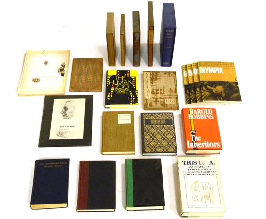 Appraisal: BOOKS twenty-one pieces Literature Large lots of miscellaneous literature and