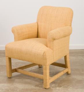 Appraisal: Donghia Woven Arm Chair Donghia of New York woven arm