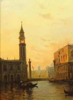 Appraisal: Painting Charles Clement Calderon Charles Clement Calderon French - Venice