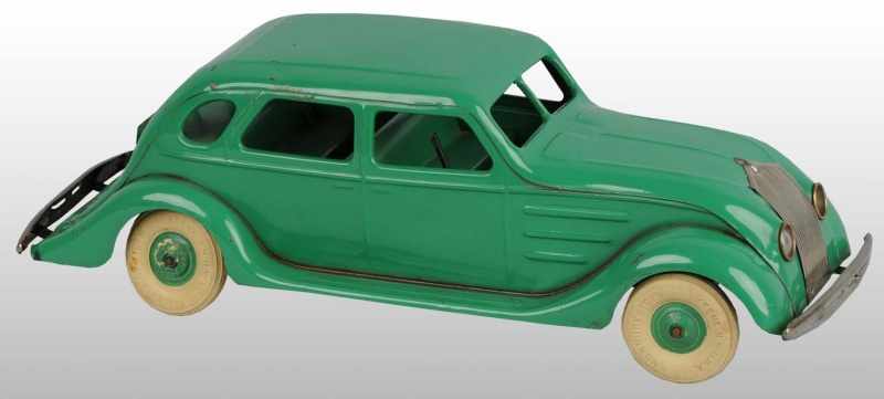 Appraisal: Pressed Steel Kingsbury Chrysler Airflow Car Toy Description American Circa