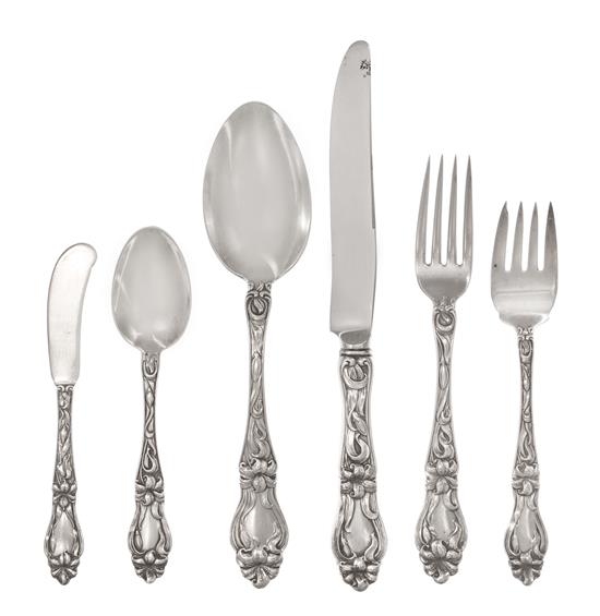 Appraisal: Sale Lot A Group of American Silver Flatware Frank M