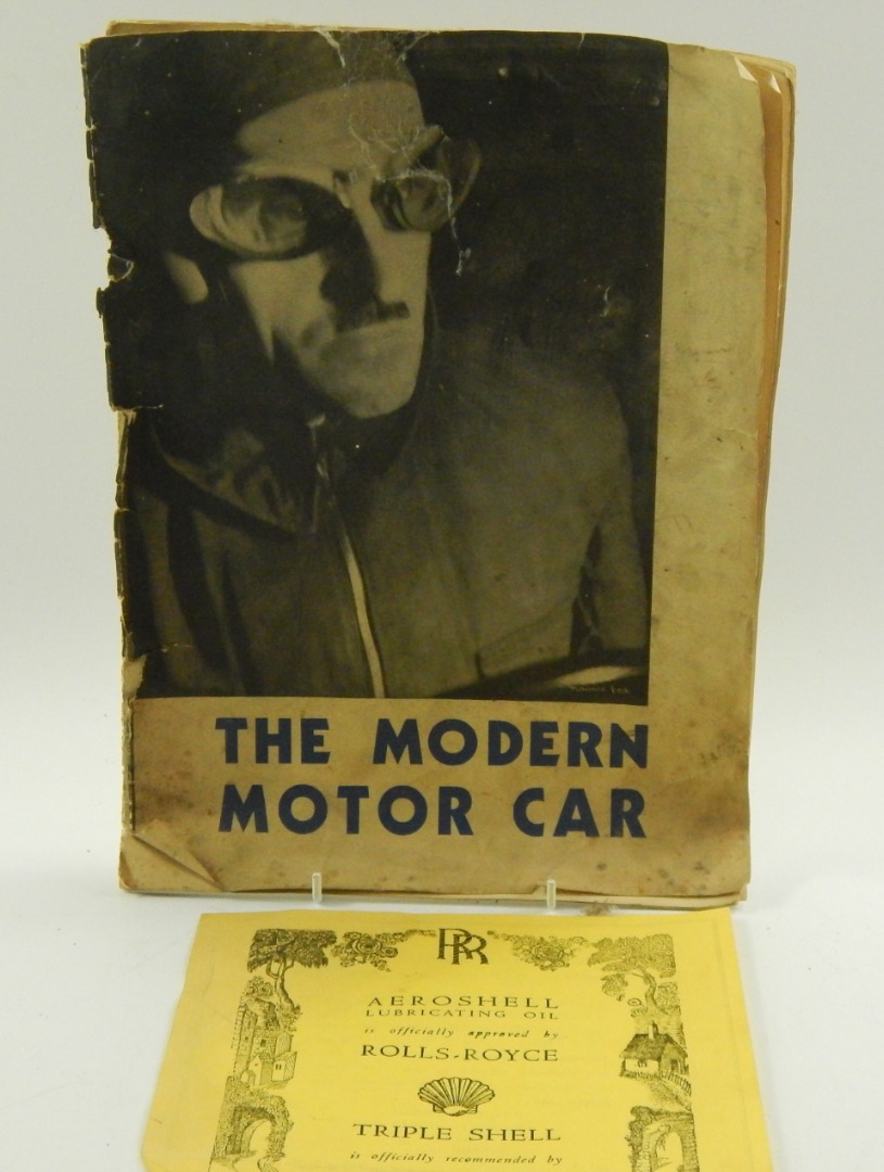 Appraisal: The Modern Motor Car A Shell Lubricating Oil instruction book