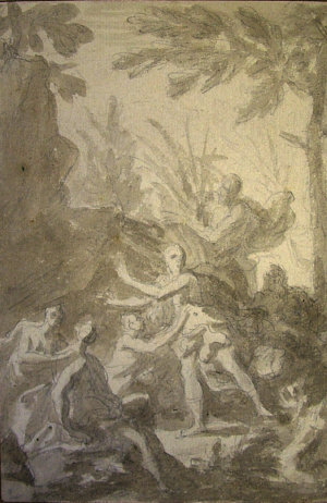 Appraisal: Attributed to Sir James Thornhill - - Pan and Syrinx