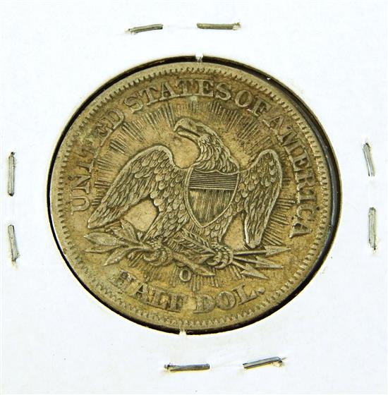 Appraisal: COIN -O seated Liberty half dollar arrows and rays extremely