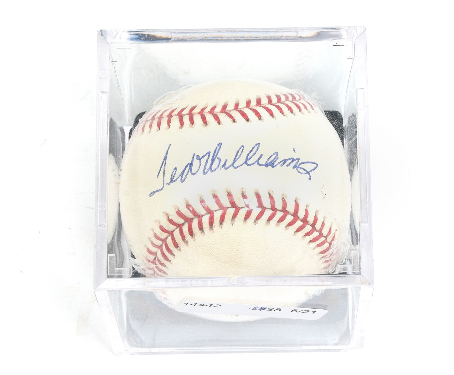 Appraisal: TED WILLIAMS AUTOGRAPHED AMERICAN LEAGUE BASEBALL From the Mitch Shriber