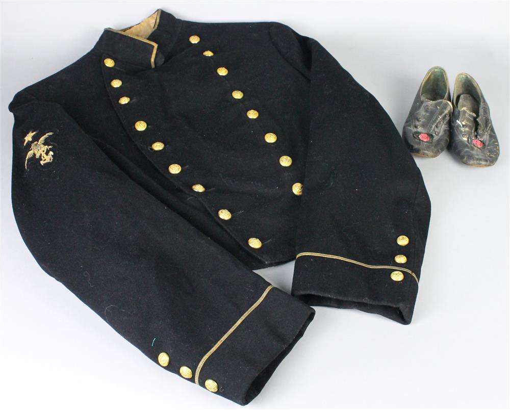 Appraisal: WORLD WAR I WOOL MEN'S NAVAL JACKET AND A PAIR