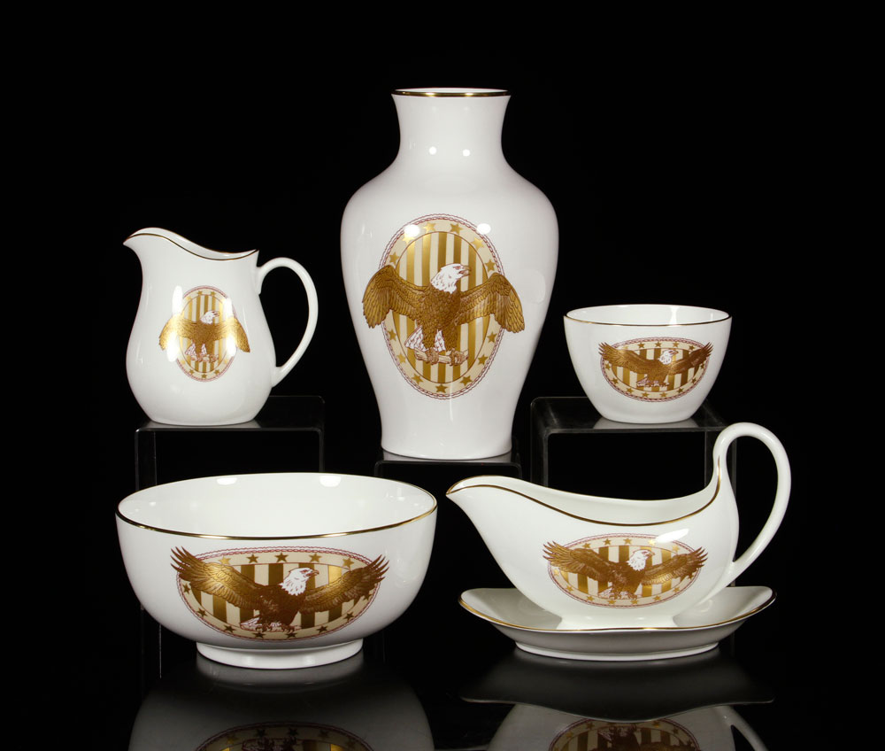 Appraisal: - Boehm American Heritage Serving Pieces Lot of six Boehm