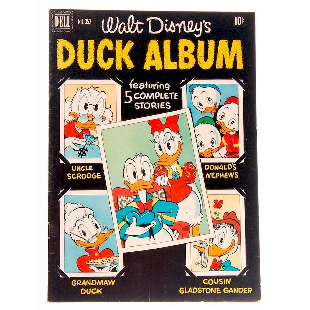 Appraisal: Duck Album featuring complete stories Four-Color Dell Four-Color numbering Cover