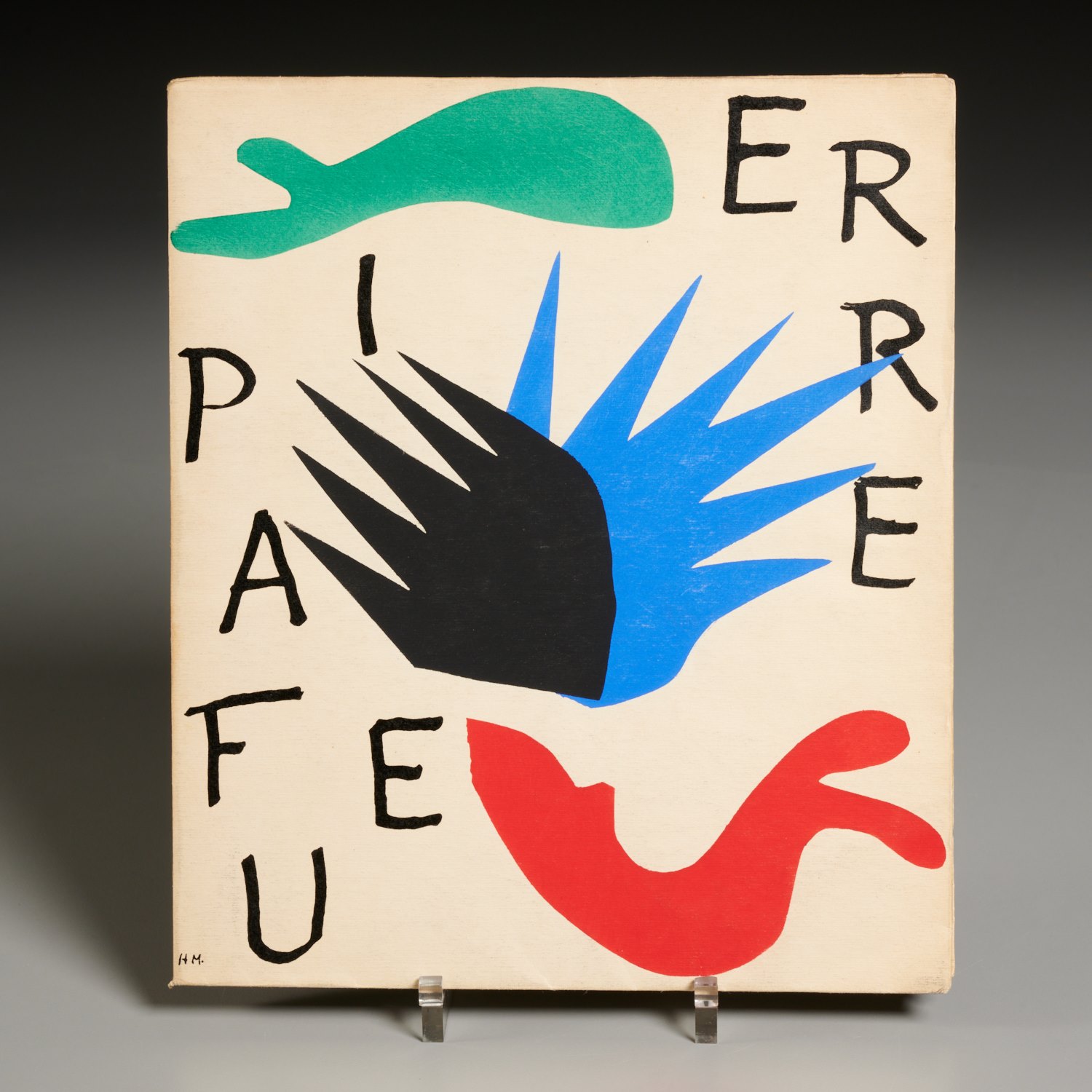 Appraisal: HENRI MATISSE PIERRE A FEU W LITHOGRAPHS Louis Aragon et